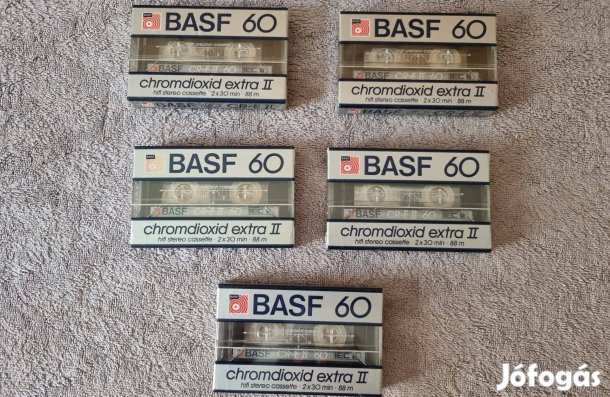 BASF 60 Chromdioxid Extra ii bontatlan kazetták