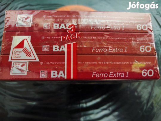 BASF Ferro Extra I 60 min. magnókazetta bontatlan 3as pack