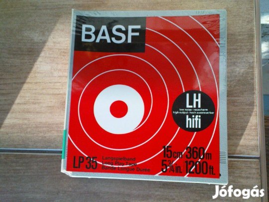 BASF LP-35 15 cm Magnószalag Új és használt