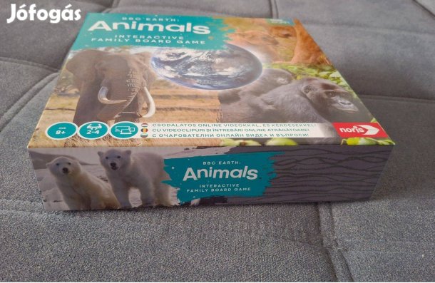 BBC Earth Animals interaktív családi új társas