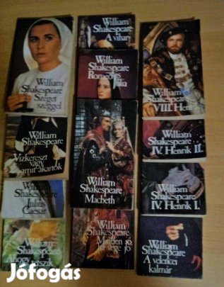 BBC sorozat William Shakespeare drámái 13 kötet