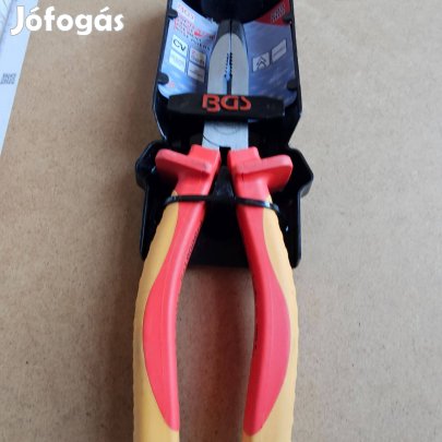 BGS-7153 Szigetelt telefonfogó 200mm hajlított teljesen új