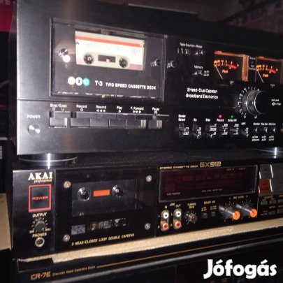 BIC T-3 3 Fejes deck eladó magnó dupla sebességes!