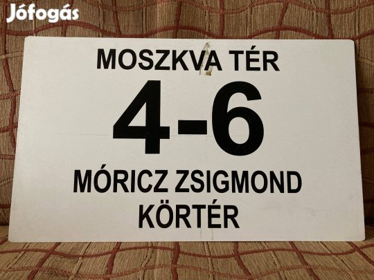 BKV villamostábla (4-6)