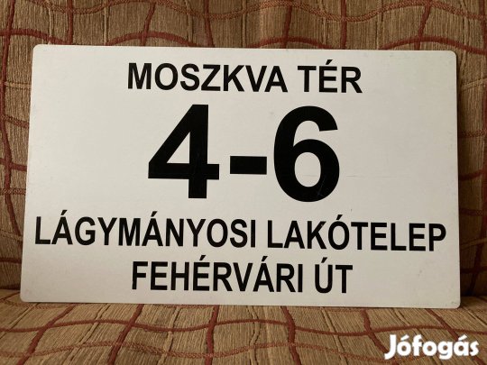 BKV villamostábla (4-6)