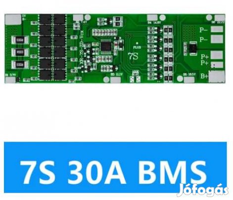 BMS 7S 25V 30A Balanced Li-Ion Akku Pakkokhoz (5439)