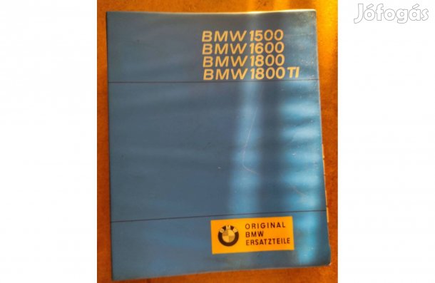 BMW 1500, 1600, 1800, 1800 TI alkatrészkatalógus