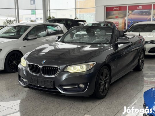 BMW 220d Sport (Automata) Cabrio 175eKm.Harman/...