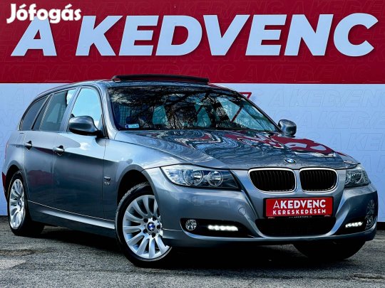 BMW 320d xdrive Touring (Automata) Bordó bőr be...