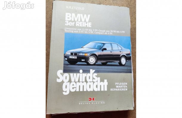 BMW 3-as sorozat javítási karbantartási könyv