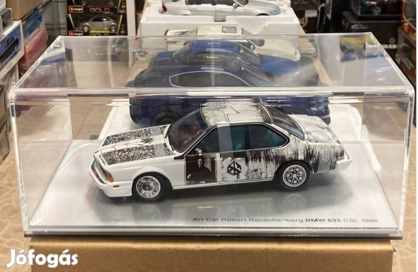 BMW 635 CSi E24 1986 1:18 1/18 Autoart Art Car Robert Rauschenberg