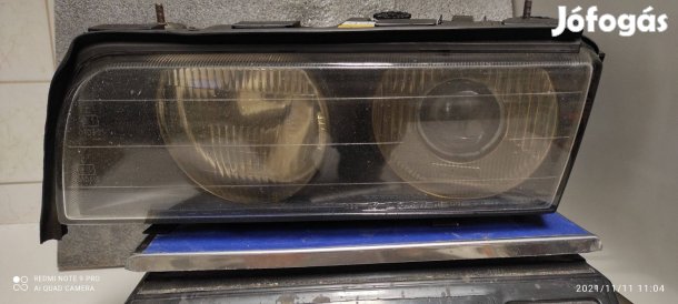 BMW 7 E38 fényszóró bal 1994 -> 1998 (H7,H1) fekete