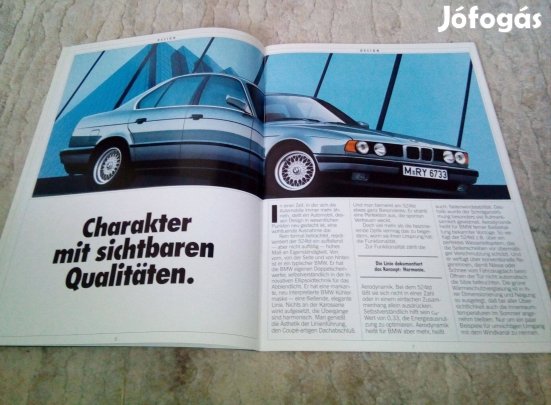 BMW E34 524td prospektus, katalógus