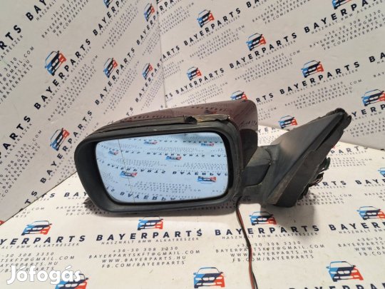 BMW E39 bal canyonrot visszapillantó tükör - foglalkozós