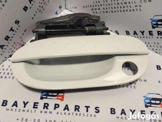 BMW E39 bal első ajtó külső kilincs - fehér