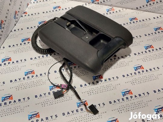 BMW E39 fekete telefonos csúszkás könyöklő kartámasz