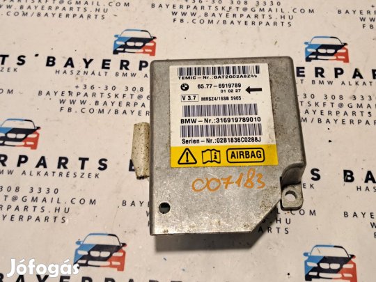 BMW E39 légzsák airbag vezérlő