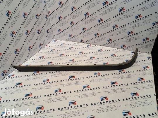 BMW E39 sedan fekete króm csíkos bal hátsó lökhárító díszléc