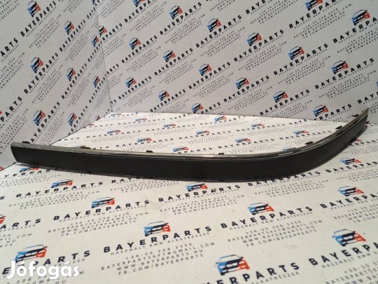 BMW E39 sedan touring bal első króm csíkos lökhárító díszléc műanyag