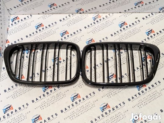 BMW E39 sedan touring fényes fekete új dupla pálcás vese hűtőrács