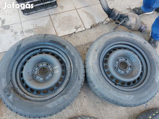 BMW E46 15" gyri aclfelni lemezfelni felni kerk - 2db