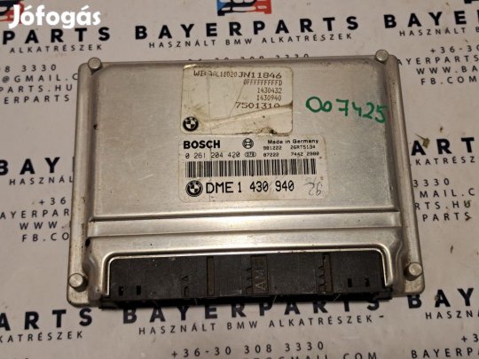 BMW E46 316i 1.9 M43 ECU computer motorvezérlő