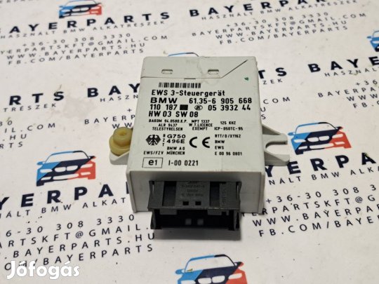 BMW E46 E39 E38 E53 X5 X3 Z4 EWS 3 immobiliser doboz vezérlő