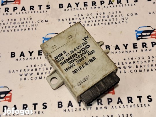 BMW E46 E39 X3 X5 gyári vonóhorog modul doboz vezérlő AHM II