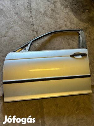 BMW E46 bal első ajtó ezüst 