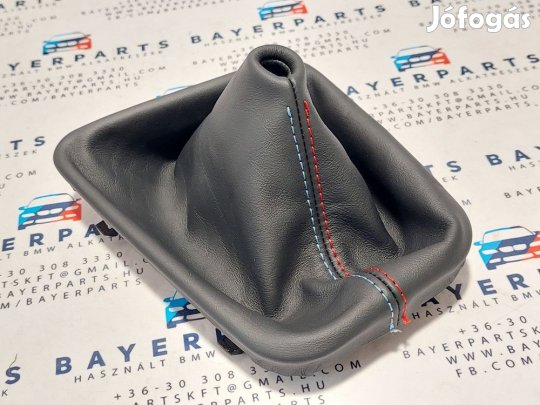 BMW E46 bőr váltószoknya váltó zsák szoknya M varrással - új bőrözéss