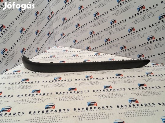 BMW E46 facelift sedan fekete jobb hátsó lökhárító díszléc
