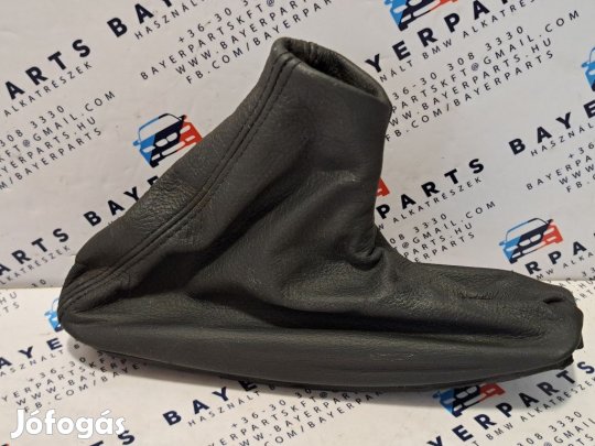 BMW E46 fekete bőr kézifék szoknya zsák bőr