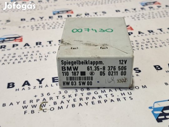 BMW E46 felhajlós tükör visszapillantó modul doboz vezérlő