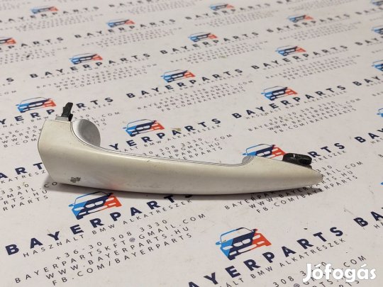 BMW E46 jobb első hátsó kifelé nyíló kilincs - fehér