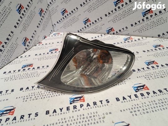 BMW E46 sedan touring facelift bal első fehér index lámpa