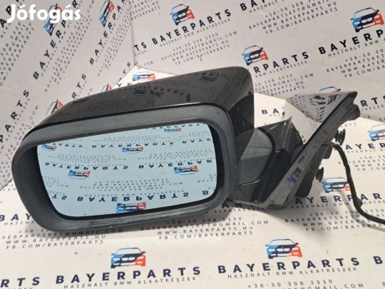 BMW E46 sedan touring fekete Schwarz 2 bal visszapillantó tükör - hig