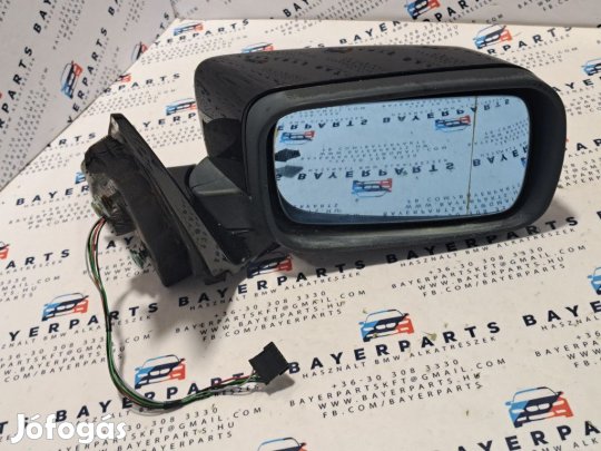 BMW E46 sedan touring fekete Schwarz 2 jobb visszapillantó tükör - hi