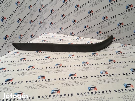 BMW E46 touring fekete bal hátsó lökhárító díszléc
