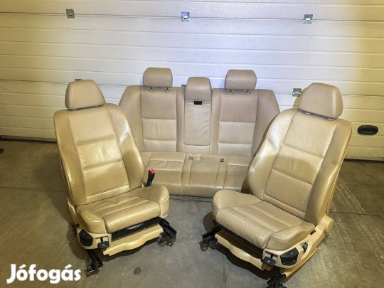 BMW E60 Bézs bôr ülés szett