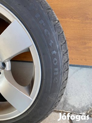 BMW E60 alufelni téli gumival