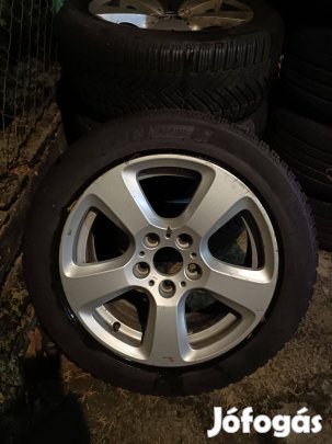 BMW E60 gyári 17 alufelni 225/50 R17 Michelin Alpin 6 téligumi 2020-es