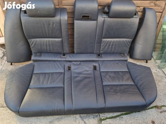 BMW E61 touring kék bőr hátsó ülés ülőlap