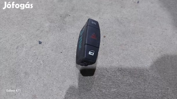 BMW E81 E87 04- DTC elakadásjelző vészvillogó kapcsoló gomb 0173