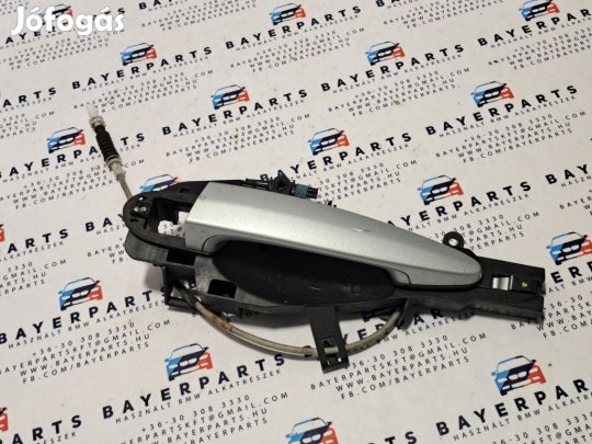 BMW E90 E91 bal első komplett ezüst titansilber külső kilincs