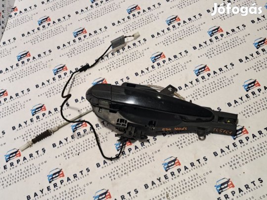 BMW E90 E91 jobb első komplett fekete black sapphire külső kilincs -