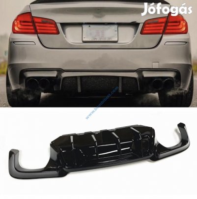 BMW F10 F11 M5 style hátsó lökhárító diffúzor / fényes fekete /