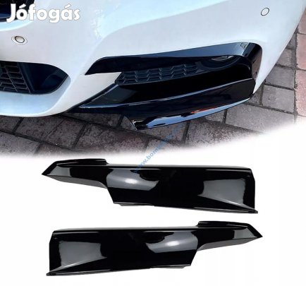 BMW F30 F31 lökhárító toldat / fényes fekete /