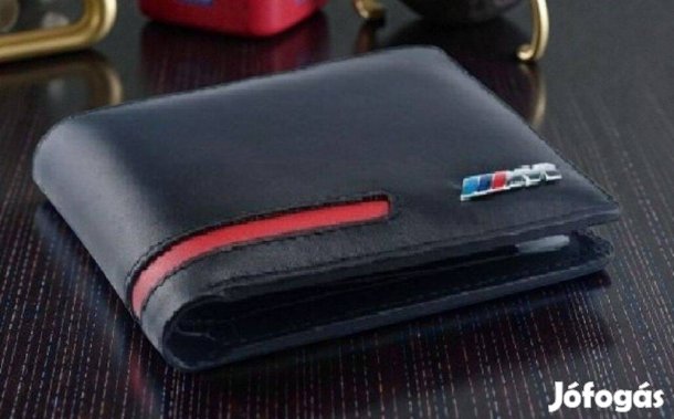 BMW M Motorsport ketté hajtható sok rekeszes kis pénztárca