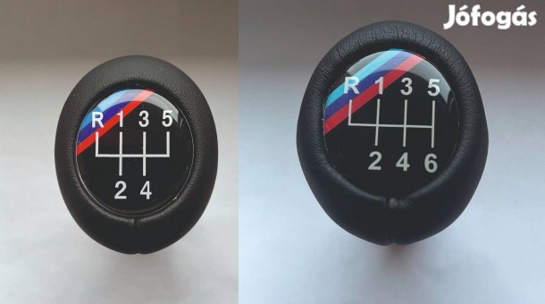 BMW M csík bőr váltógomb 5, 6 sebességes
