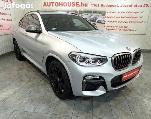 BMW X4 M40d (Automata) Panoráma tető! HUD! Memó...